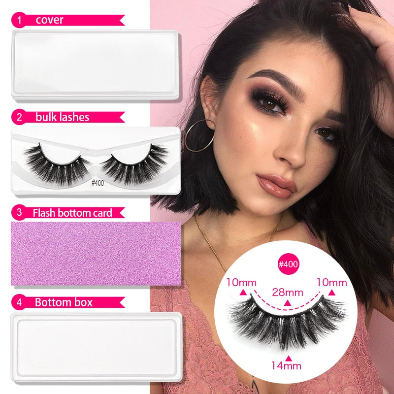 Wholesale Bulk Lashes Wispy 3D Faux Lashes Dramatic Soft Reusable False Eyelashes
