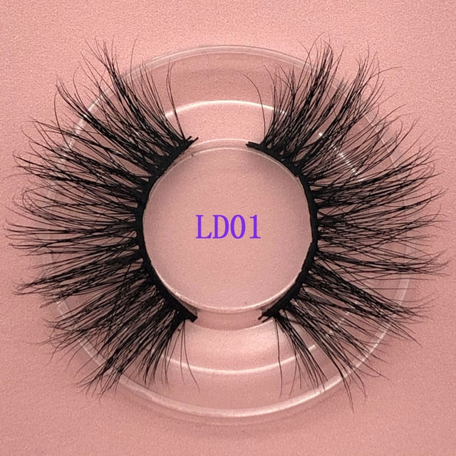 25mm Natural Lashes False Eyelash Extension 5D Faux Lashes