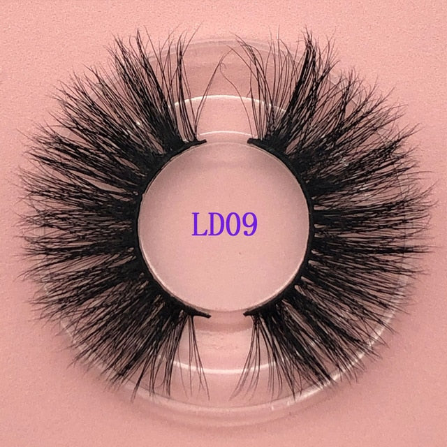 25mm Natural Lashes False Eyelash Extension 5D Faux Lashes