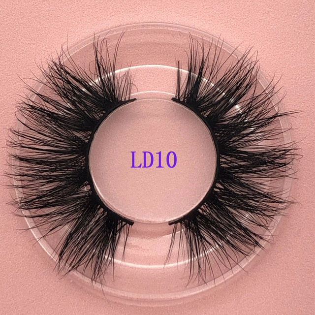 25mm Natural Lashes False Eyelash Extension 5D Faux Lashes