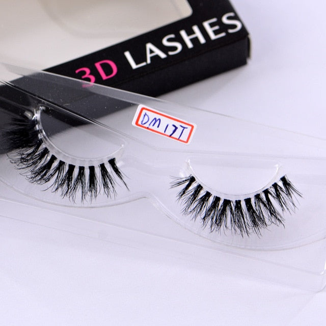 Clear Band 3D Handmade Lashes Eyelash Extension Fluffy Wispy Lashes