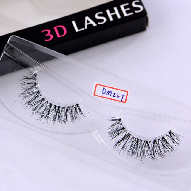 Clear Band 3D Handmade Lashes Eyelash Extension Fluffy Wispy Lashes