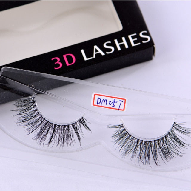 Clear Band 3D Handmade Lashes Eyelash Extension Fluffy Wispy Lashes