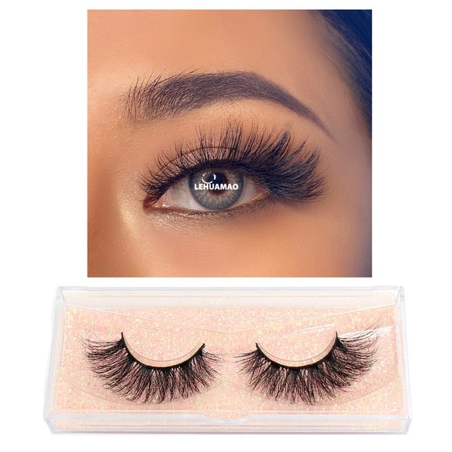Makeup Lashes Eyelash Extensions 100% Cruelty Free Soft Full Wispy Reusable Lashes