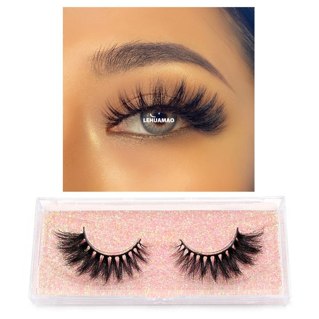 Makeup Lashes Eyelash Extensions 100% Cruelty Free Soft Full Wispy Reusable Lashes
