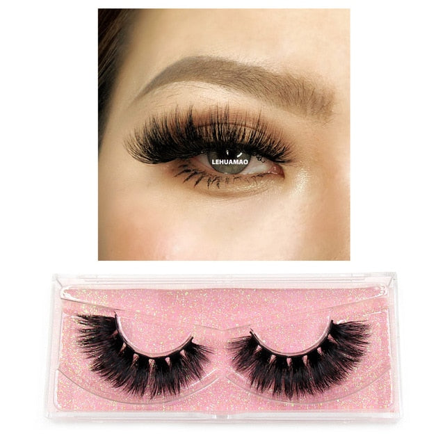 Makeup Lashes Eyelash Extensions 100% Cruelty Free Soft Full Wispy Reusable Lashes