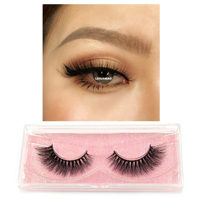 Makeup Lashes Eyelash Extensions 100% Cruelty Free Soft Full Wispy Reusable Lashes