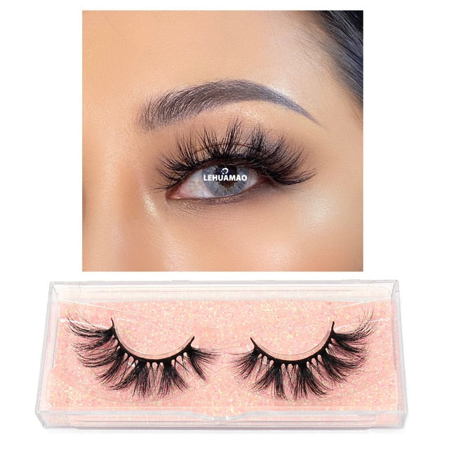 Makeup Lashes Eyelash Extensions 100% Cruelty Free Soft Full Wispy Reusable Lashes