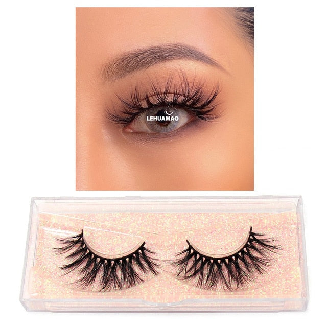Makeup Lashes Eyelash Extensions 100% Cruelty Free Soft Full Wispy Reusable Lashes