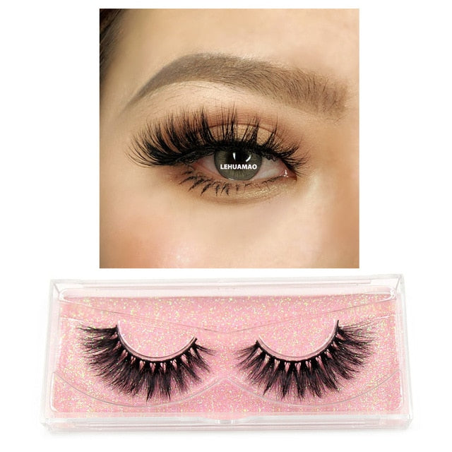 Makeup Lashes Eyelash Extensions 100% Cruelty Free Soft Full Wispy Reusable Lashes