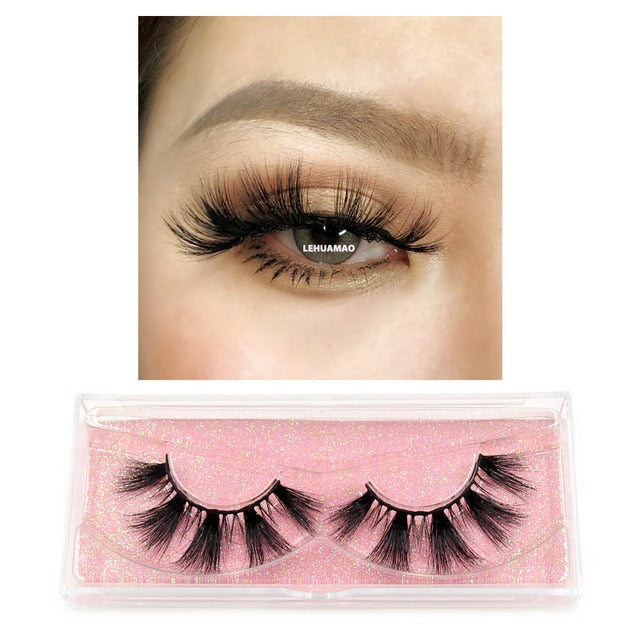 Makeup Lashes Eyelash Extensions 100% Cruelty Free Soft Full Wispy Reusable Lashes
