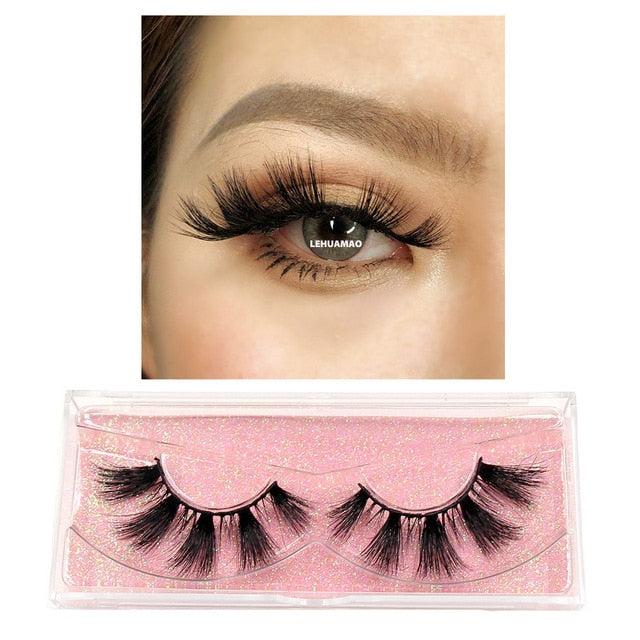 Makeup Lashes Eyelash Extensions 100% Cruelty Free Soft Full Wispy Reusable Lashes
