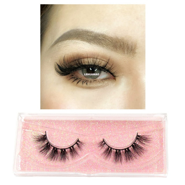 Natural 5D Lashes Eyelashes Extension Wispy Full Luxury Lashes
