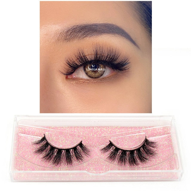 Makeup Lashes Eyelash Extensions 100% Cruelty Free Soft Full Wispy Reusable Lashes