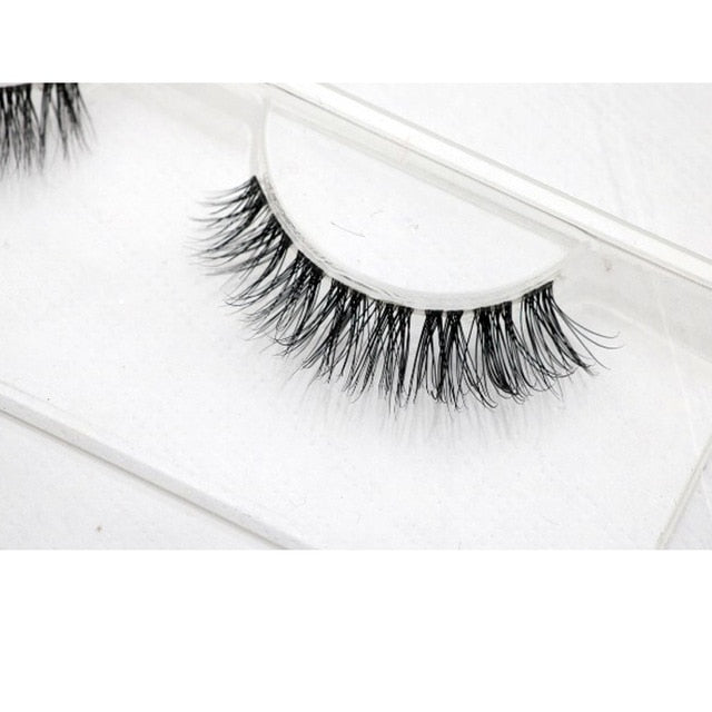 Clear Band 3D Handmade Lashes Eyelash Extension Fluffy Wispy Lashes