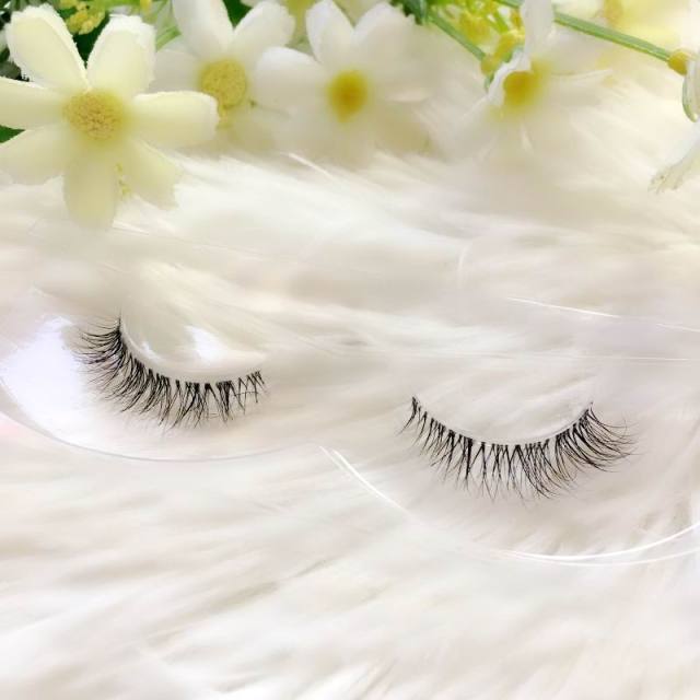 Clear Band 3D Handmade Lashes Eyelash Extension Fluffy Wispy Lashes