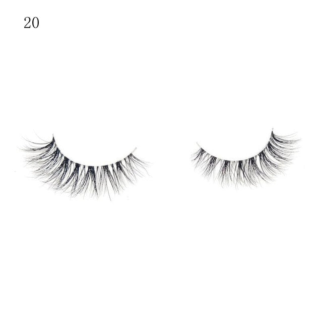 Clear Band 3D Handmade Lashes Eyelash Extension Fluffy Wispy Lashes