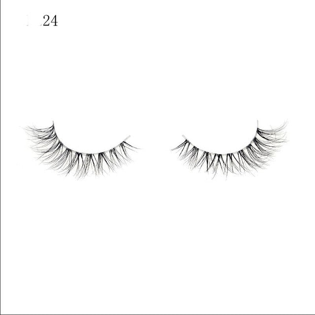 Clear Band 3D Handmade Lashes Eyelash Extension Fluffy Wispy Lashes