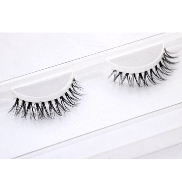Clear Band 3D Handmade Lashes Eyelash Extension Fluffy Wispy Lashes