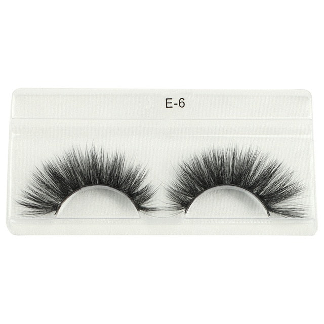 Bulk Cruelty Free 3D Natural Full Lashes Eyelash Extension Wispy Fluffy Lashes