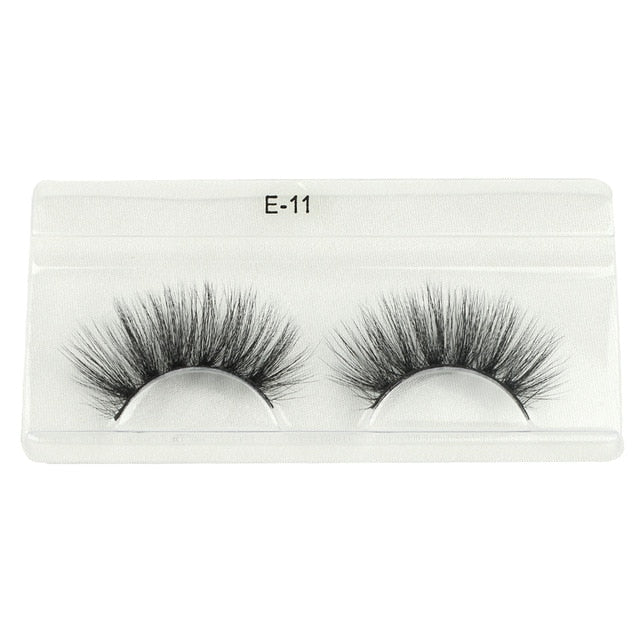 Bulk Cruelty Free 3D Natural Full Lashes Eyelash Extension Wispy Fluffy Lashes