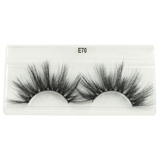 Bulk Cruelty Free 3D Natural Full Lashes Eyelash Extension Wispy Fluffy Lashes