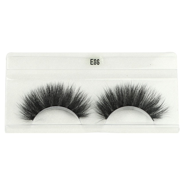 Bulk Cruelty Free 3D Natural Full Lashes Eyelash Extension Wispy Fluffy Lashes