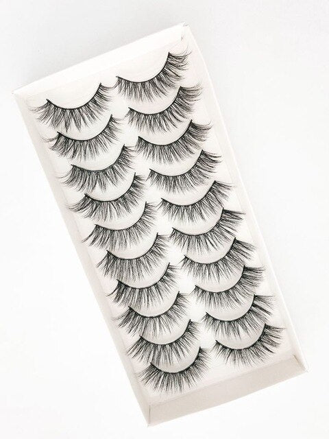 NEW 2/5/10 Pairs Natural False Eyelashes