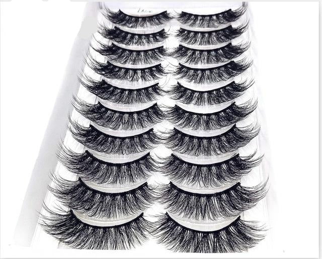 NEW 2/5/10 Pairs Natural False Eyelashes