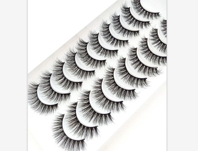 NEW 2/5/10 Pairs Natural False Eyelashes