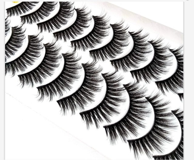 NEW 2/5/10 Pairs Natural False Eyelashes