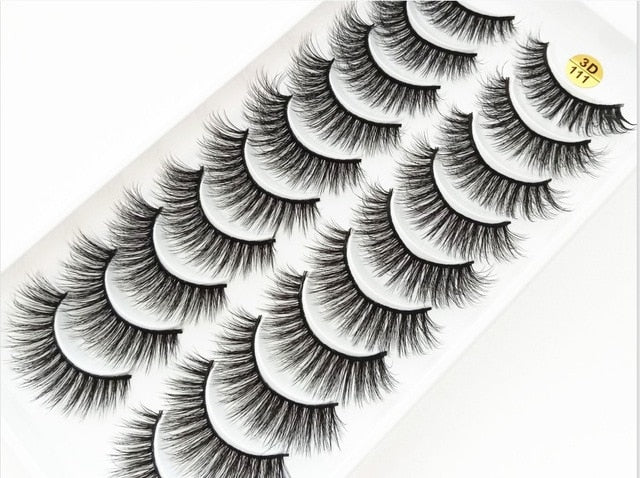 NEW 2/5/10 Pairs Natural False Eyelashes