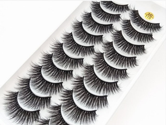 NEW 2/5/10 Pairs Natural False Eyelashes