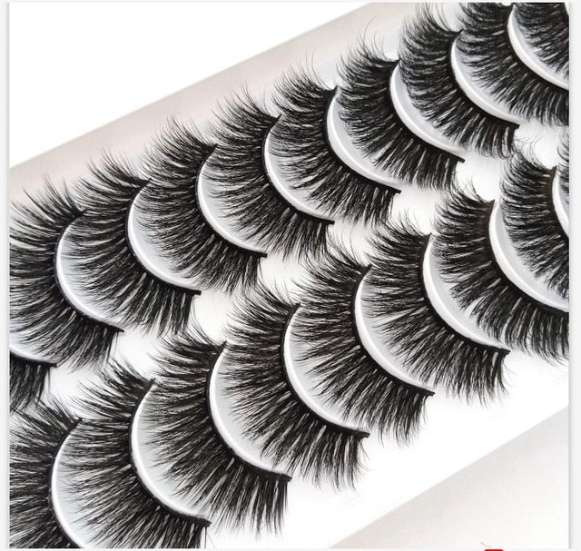 NEW 2/5/10 Pairs Natural False Eyelashes