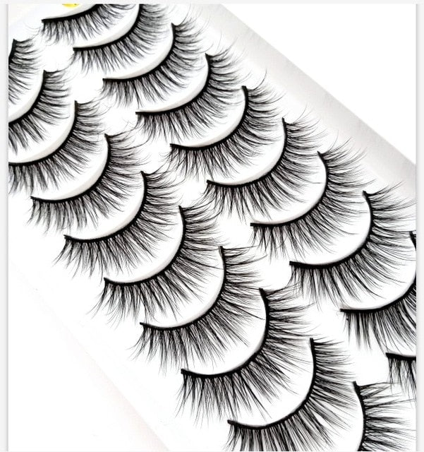 NEW 2/5/10 Pairs Natural False Eyelashes