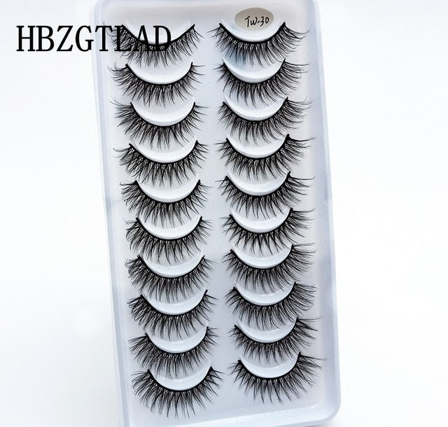 NEW 2/5/10 Pairs Natural False Eyelashes
