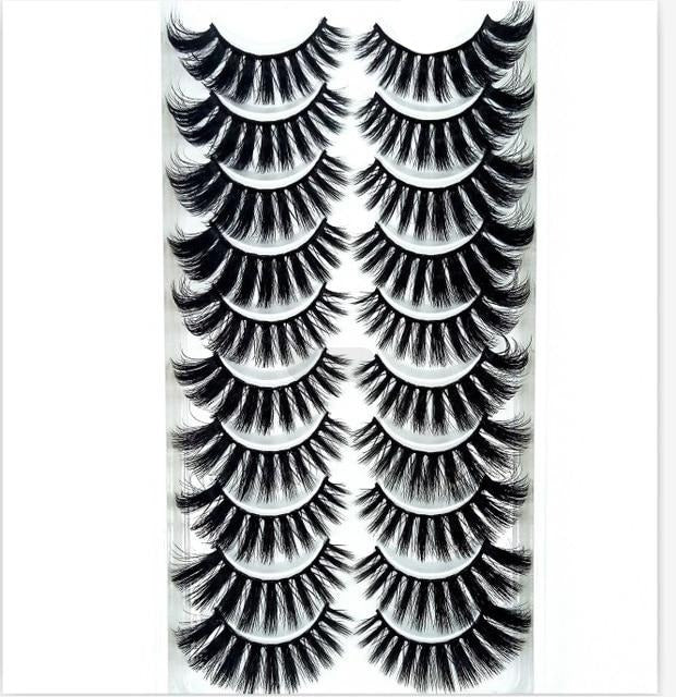 NEW 2/5/10 Pairs Natural False Eyelashes