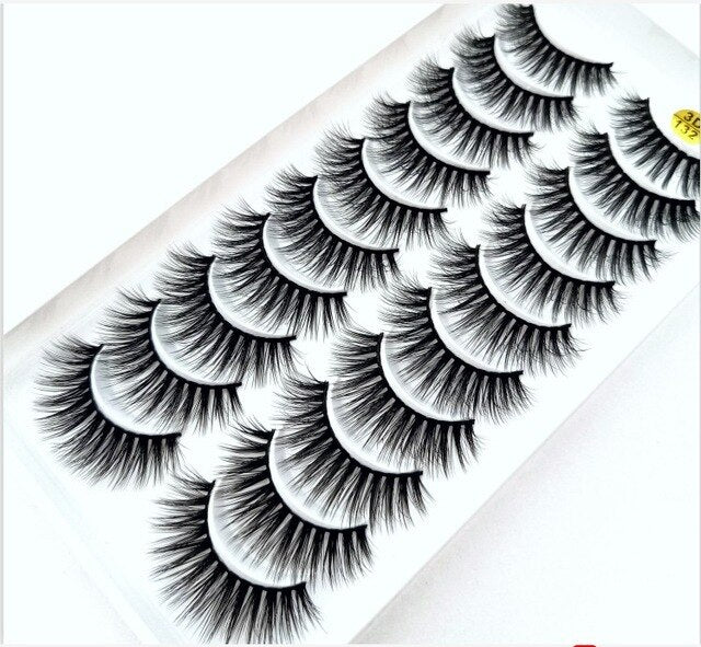 NEW 2/5/10 Pairs Natural False Eyelashes