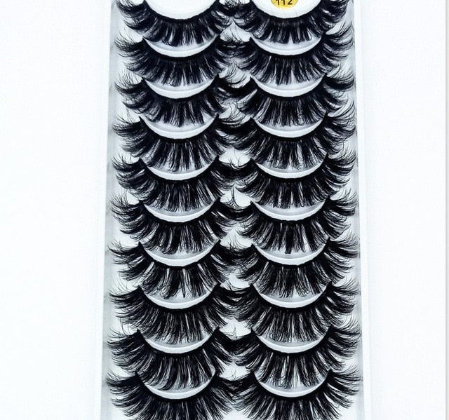 NEW 2/5/10 Pairs Natural False Eyelashes