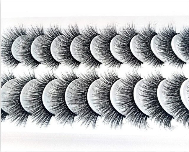 NEW 2/5/10 Pairs Natural False Eyelashes