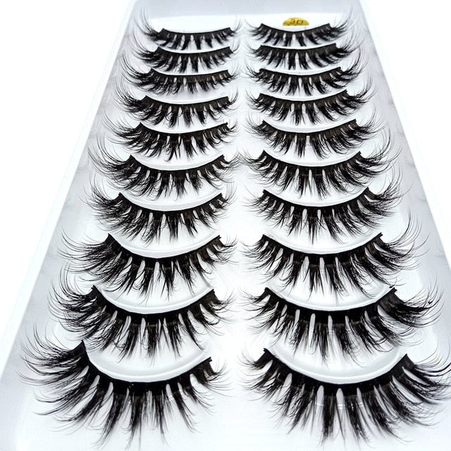 NEW 2/5/10 Pairs Natural False Eyelashes
