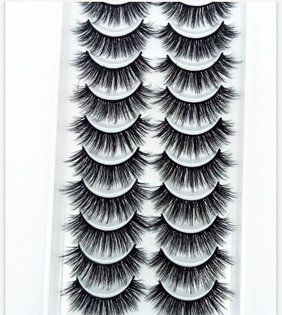 NEW 2/5/10 Pairs Natural False Eyelashes