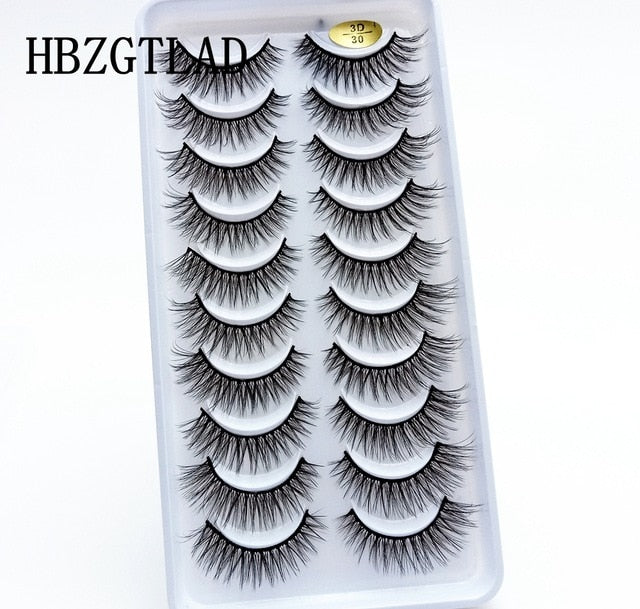 NEW 2/5/10 Pairs Natural False Eyelashes