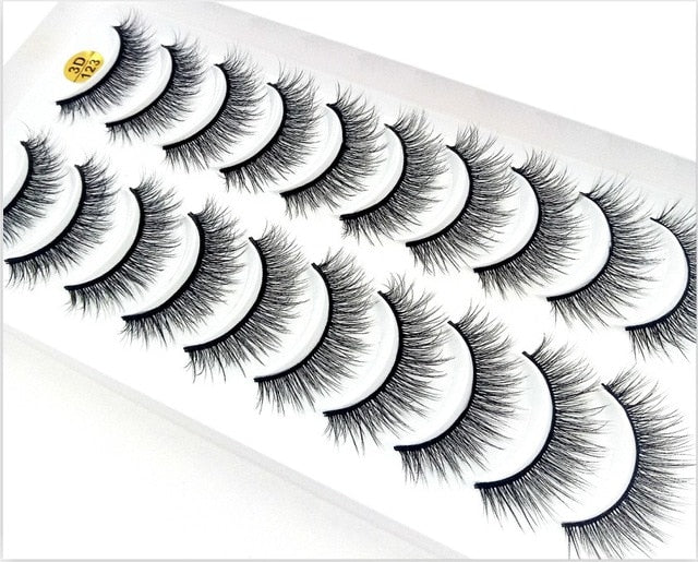 NEW 2/5/10 Pairs Natural False Eyelashes