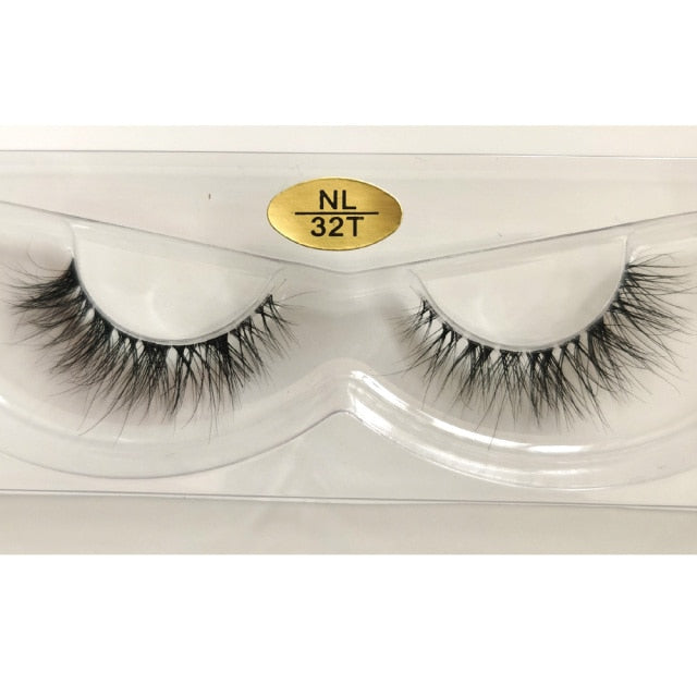 Clear Band 3D Handmade Lashes Eyelash Extension Fluffy Wispy Lashes