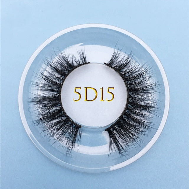 5D88 Custom box 15MM long natural false eyelash