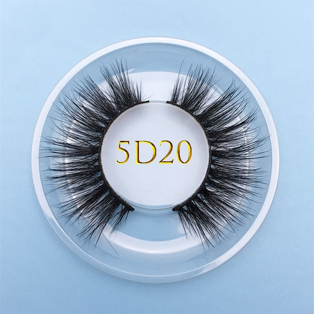 5D88 Custom box 15MM long natural false eyelash