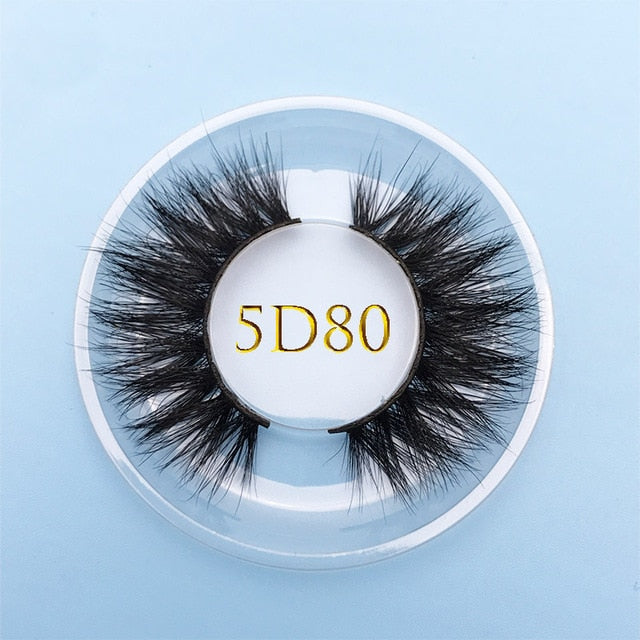 5D88 Custom box 15MM long natural false eyelash