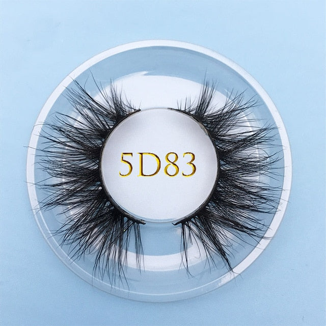 5D88 Custom box 15MM long natural false eyelash