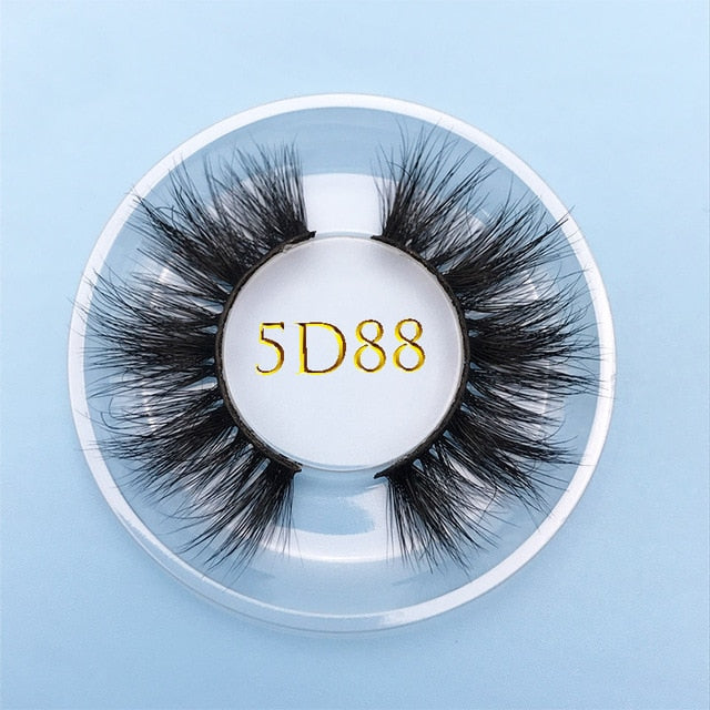 5D88 Custom box 15MM long natural false eyelash